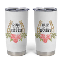 Ky Derby Horse Racing Tumbler Cup Horses and Roses