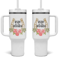 Ky Derby Horse Racing Tumbler With Handle Horses and Roses