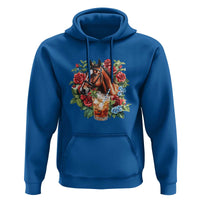Ky Derby Day Party Hoodie Mint Juleps and Roses Horse Racing