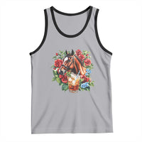 Ky Derby Day Party Tank Top Mint Juleps and Roses Horse Racing