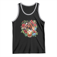 Ky Derby Day Party Tank Top Mint Juleps and Roses Horse Racing