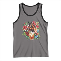 Ky Derby Day Party Tank Top Mint Juleps and Roses Horse Racing