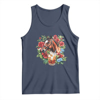 Ky Derby Day Party Tank Top Mint Juleps and Roses Horse Racing