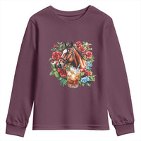 Ky Derby Day Party Youth Sweatshirt Mint Juleps and Roses Horse Racing