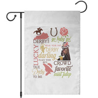 Talk Derby To Me Garden Flag Horse Riders Ky Racing Day