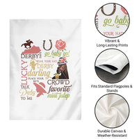 Talk Derby To Me Garden Flag Horse Riders Ky Racing Day