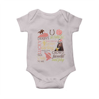 Talk Derby To Me Baby Onesie Horse Riders Ky Racing Day