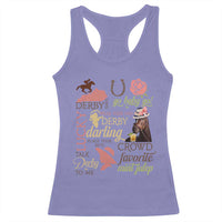 Talk Derby To Me Racerback Tank Top Horse Riders Ky Racing Day
