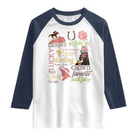 Talk Derby To Me Raglan Shirt Horse Riders Ky Racing Day