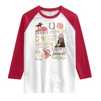 Talk Derby To Me Raglan Shirt Horse Riders Ky Racing Day