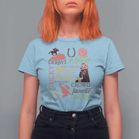 Talk Derby To Me T Shirt For Women Horse Riders Ky Racing Day