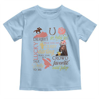 Talk Derby To Me Toddler T Shirt Horse Riders Ky Racing Day