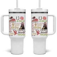 Talk Derby To Me Tumbler With Handle Horse Riders Ky Racing Day