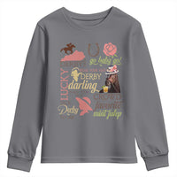 Talk Derby To Me Youth Sweatshirt Horse Riders Ky Racing Day