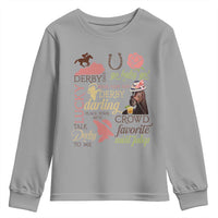 Talk Derby To Me Youth Sweatshirt Horse Riders Ky Racing Day