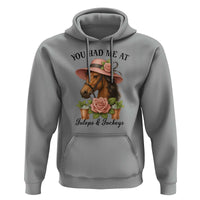 Funny Ky Derby Horse Racing Hoodie You Had Me At Juleps and Jockeys