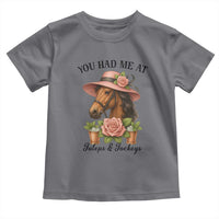 Funny Ky Derby Horse Racing Toddler T Shirt You Had Me At Juleps and Jockeys