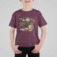 Talk Derby To Me T Shirt For Kid Ky Horse Racing Mint Julep and Roses