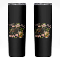 Talk Derby To Me Skinny Tumbler Ky Horse Racing Mint Julep and Roses
