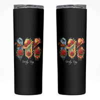 Ky Derby Day Skinny Tumbler Horse Racing Nice Hat Mint Julep and Roses