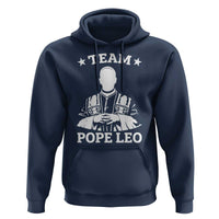Team Pope Leo XIV Hoodie Vintage Catholic Faith Historical Religious Support