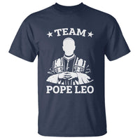 Team Pope Leo XIV T Shirt Vintage Catholic Faith Historical Religious Support