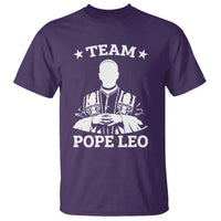 Team Pope Leo XIV T Shirt Vintage Catholic Faith Historical Religious Support