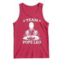 Team Pope Leo XIV Tank Top Vintage Catholic Faith Historical Religious Support