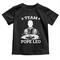 Team Pope Leo XIV Toddler T Shirt Vintage Catholic Faith Historical Religious Support