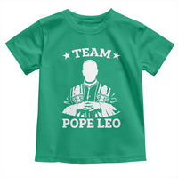Team Pope Leo XIV Toddler T Shirt Vintage Catholic Faith Historical Religious Support