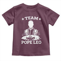 Team Pope Leo XIV Toddler T Shirt Vintage Catholic Faith Historical Religious Support