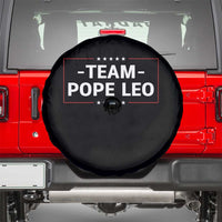 Team Pope Leo XIV Spare Tire Cover Catholic Pride Religious Faith Solidarity