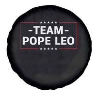 Team Pope Leo XIV Spare Tire Cover Catholic Pride Religious Faith Solidarity