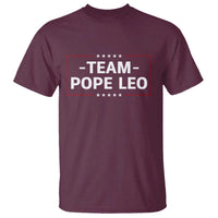 Team Pope Leo XIV T Shirt Catholic Pride Religious Faith Solidarity