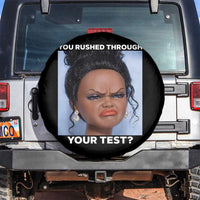 Funny You Rushed Through Your Test Doll Face Meme Spare Tire Cover Teacher Reaction Humor Testing Day