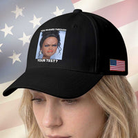 Funny You Rushed Through Your Test Doll Face Meme Baseball Cap Teacher Reaction Humor Testing Day