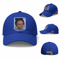 Funny You Rushed Through Your Test Doll Face Meme Baseball Cap Teacher Reaction Humor Testing Day