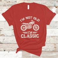 Mens Birthday T Shirt I'm Not Old I'm Classic Funny Motorcycle Graphic Biker Mens - Wonder Print Shop