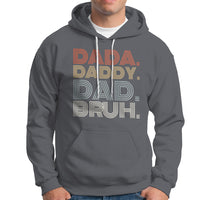 Funny Dad Hoodie Men Dada Daddy Dad Bruh Fathers Day Vintage Funny Father - Wonder Print Shop