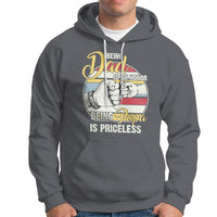 Funny Dad Hoodie Being Dad is an Honor Being Papa is Priceless Fathers Day - Wonder Print Shop