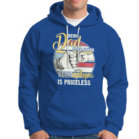 Funny Dad Hoodie Being Dad is an Honor Being Papa is Priceless Fathers Day - Wonder Print Shop
