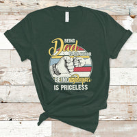 Funny Dad T Shirt Being Dad is an Honor Being Papa is Priceless Fathers Day - Wonder Print Shop