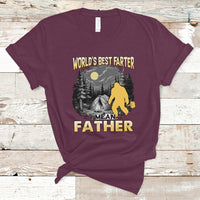 Funny Farter T Shirt Funny Father's Day World's Best Farter I Mean Father Bigfoot - Wonder Print Shop