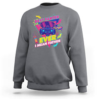 Funny Farter Sweatshirt Funny Best Farter Ever I Mean Father Gas Mask Retro 70s 80s - Wonder Print Shop