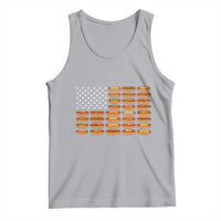 Funny Hot Dog American Flag Tank Top Patriotic USA 4th of July Summer BBQ Party - Wonder Print Shop