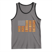 Funny Hot Dog American Flag Tank Top Patriotic USA 4th of July Summer BBQ Party - Wonder Print Shop