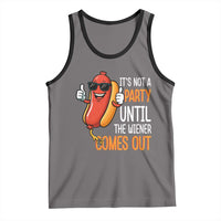 It's Not A Party Until The Wiener Comes Out Tank Top Funny Hot Dog Joke BBQ 4th of July Cookout - Wonder Print Shop