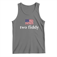 Two Fiddy America 250th Anniversary Minimalist Tank Top Funny US American Flag Slang 1776 to 2026 Semiquincentennial