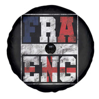 FRA ENG France England Flag Graphic Spare Tire Cover French English Country Pride