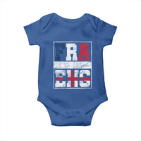 FRA ENG France England Flag Graphic Baby Onesie French English Country Pride